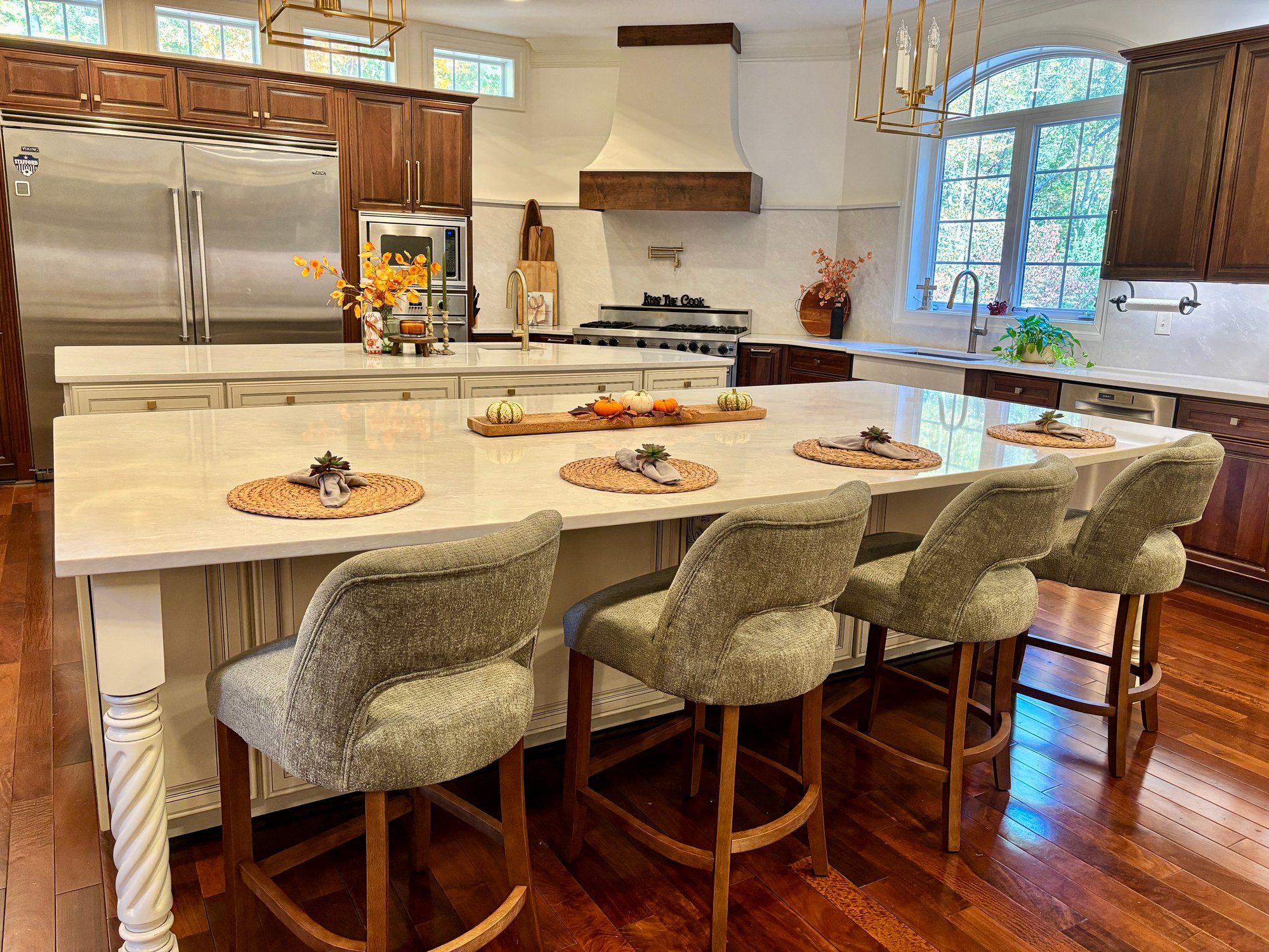 Stafford-Virginia-kitchen-remodel-double-island-custom-hood